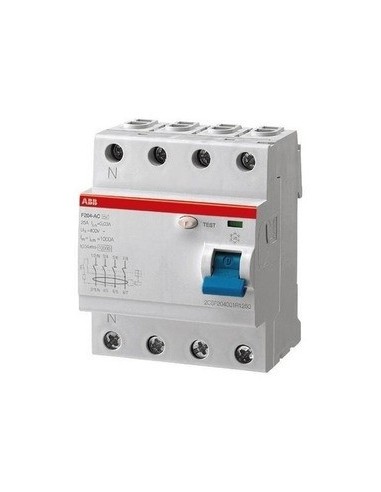 Abb ______ Disyuntor Din 4 X  25a 30ma Tetrapolar
