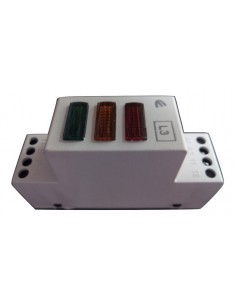 Elibet L3      Indicador Led Din Trifasico 230vca Rojo + Ambar + Verde 2