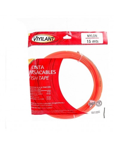 Viyilant 2403   Cinta Pasacable 15 Mts. Nylon 165kg Naranja