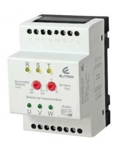 Elibet Ef.1.t    Selectora De Fase Automatica 10a 3 A 1 C/det Alta Y Baja Elitron 2