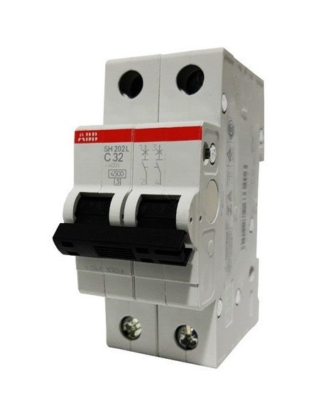 Abb S202-c10_ Termica Din 2 X  10a. Curva C Bipolar (a1210)