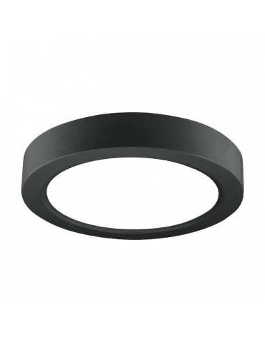 Interelec 404904 Plafon Led Negro...