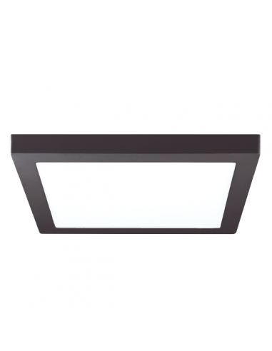 Interelec 404910 Plafon Led Negro...